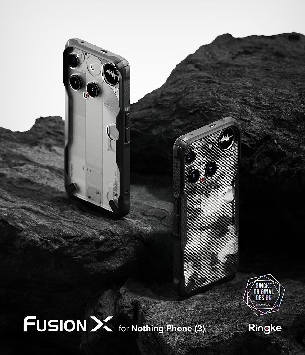 Miniature : Ringke Coque Compatible avec Nothing Phone (3) Case Accessoires [Fusion-X] Anti