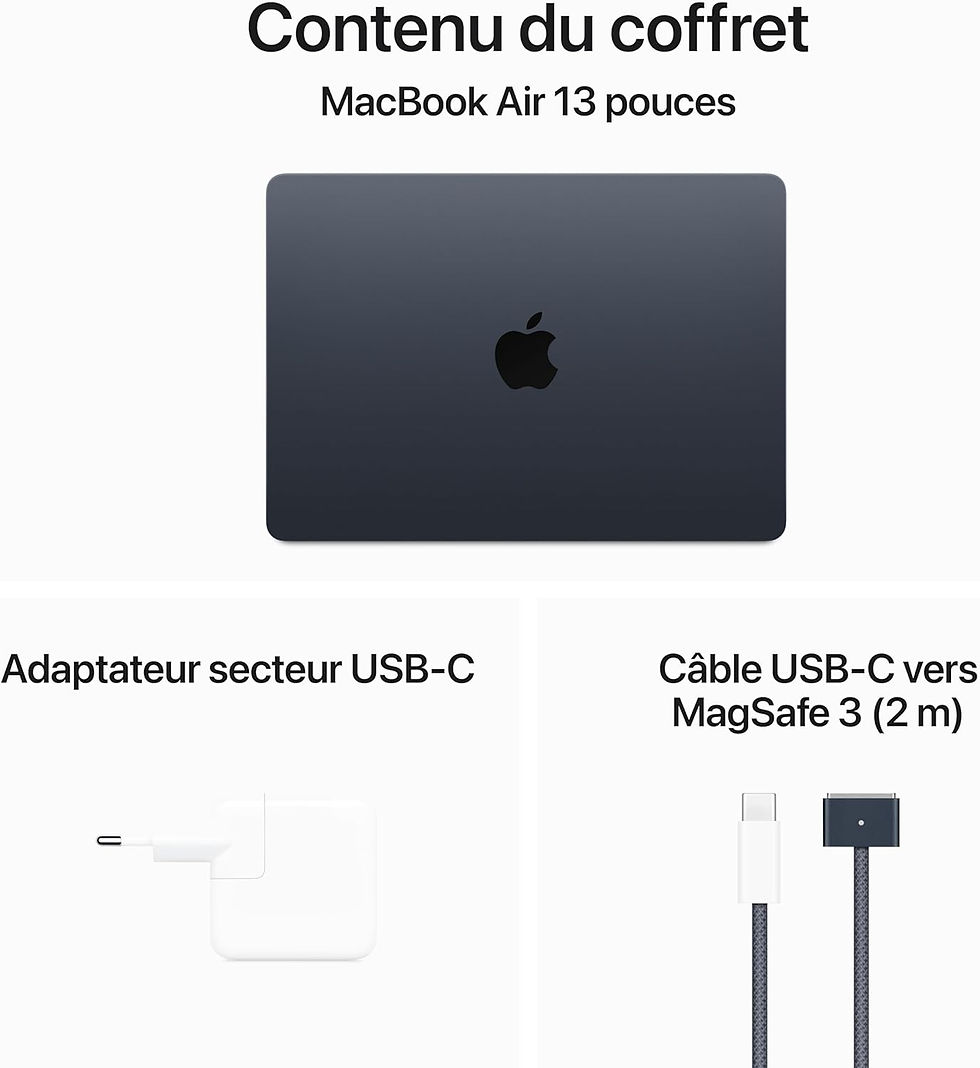 Miniature : MacBook Air 13 pouces avec puce M3 d'Apple
