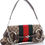 Thumbnail: Pochette Gucci Pre-Loved Horsebit NM Web Chain en Toile GG – Medium Marron