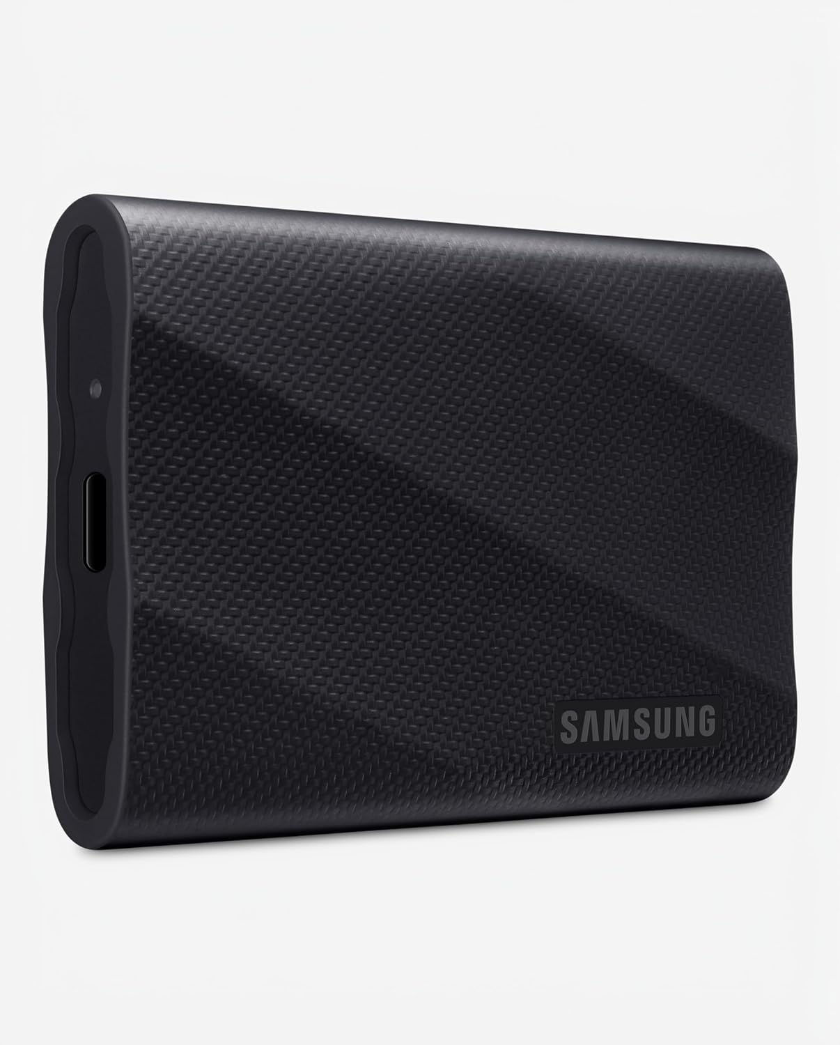 Samsung T9 Portable SSD 2TB shown at an angle