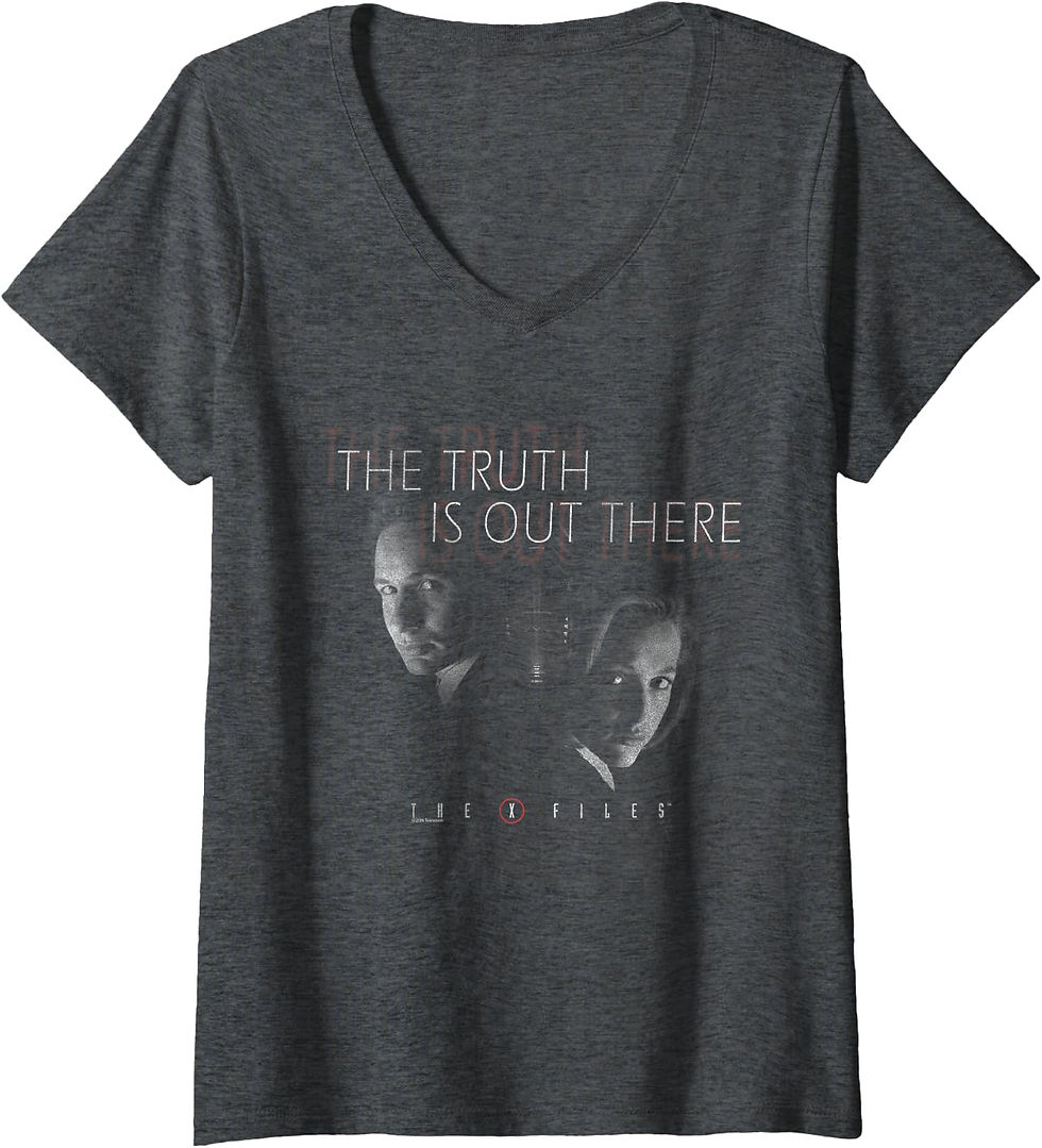 Thumbnail: T-shirt Femme X-Files Mulder & Scully – The Truth Is Out There