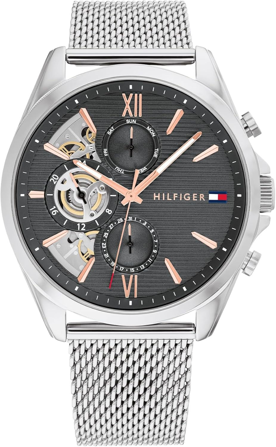 Miniature : Tommy Hilfiger Montre Analogique Multifunction à Quartz  