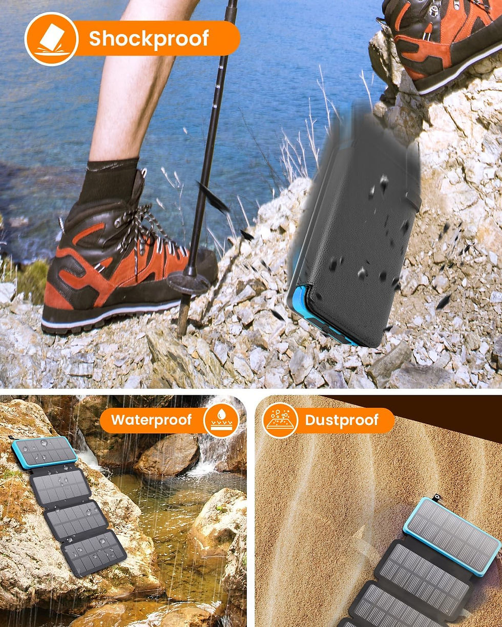 Miniature : Chargeur Solaire 25000mAh – Autonomie et Performance en Toute Circonstance