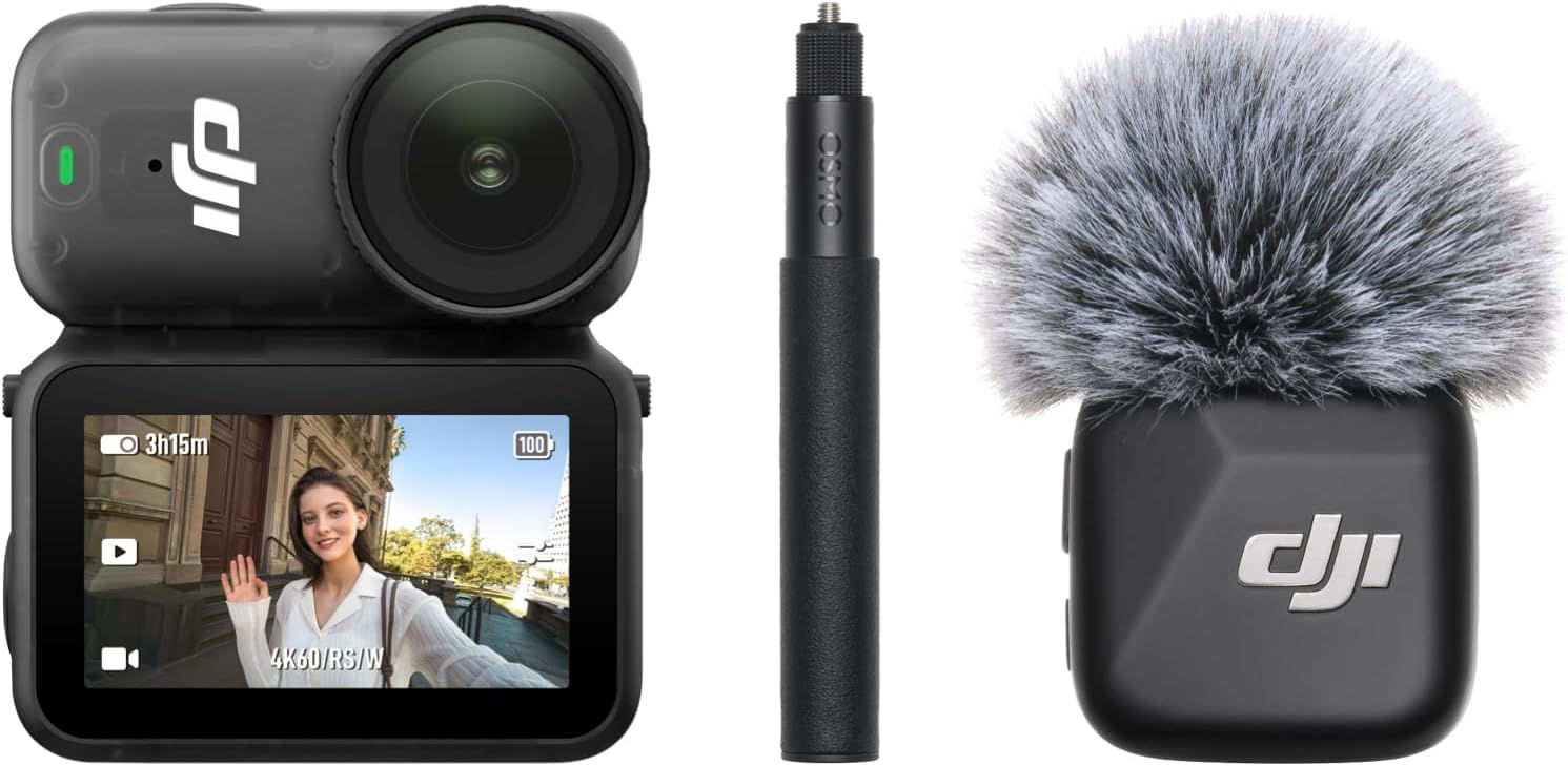 DJI Osmo Nano 128Go Caméra Vlog 4K 60fps Grand Angle 143°