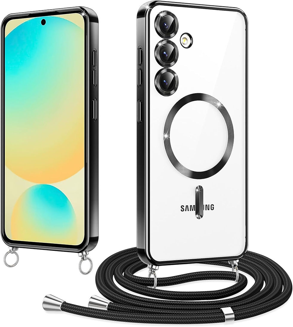 Miniature : Coque Magnétique avec Cordon pour Antichoc pour Samsung Galaxy S21 5G, Noir