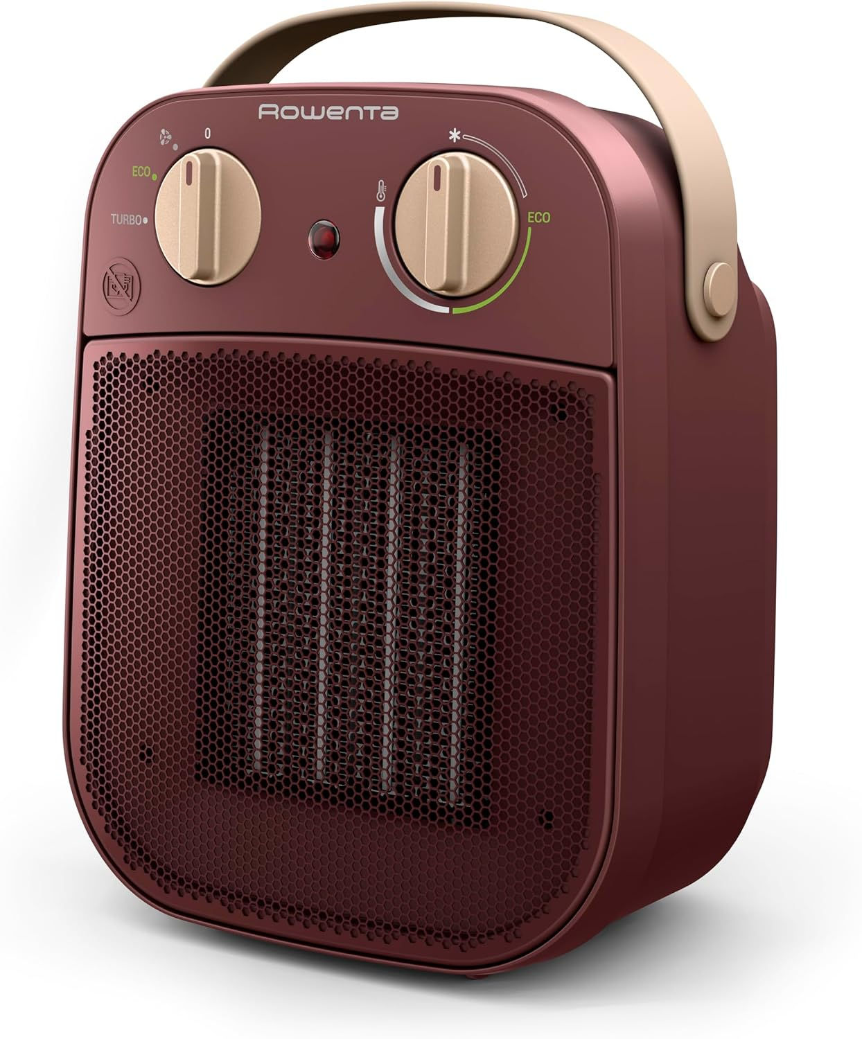Chauffage soufflant rouge Rowenta My Nomad Heater SO8231, vue de face