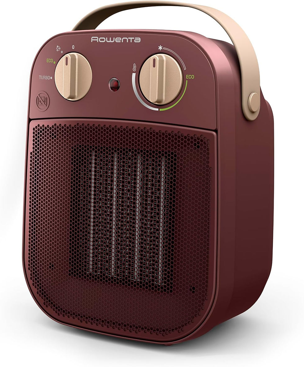 Chauffage soufflant rouge Rowenta My Nomad Heater SO8231, vue de face