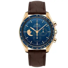 Omega Speedmaster Apollo XVII 45th Anniversary or Sedna cadran bleu