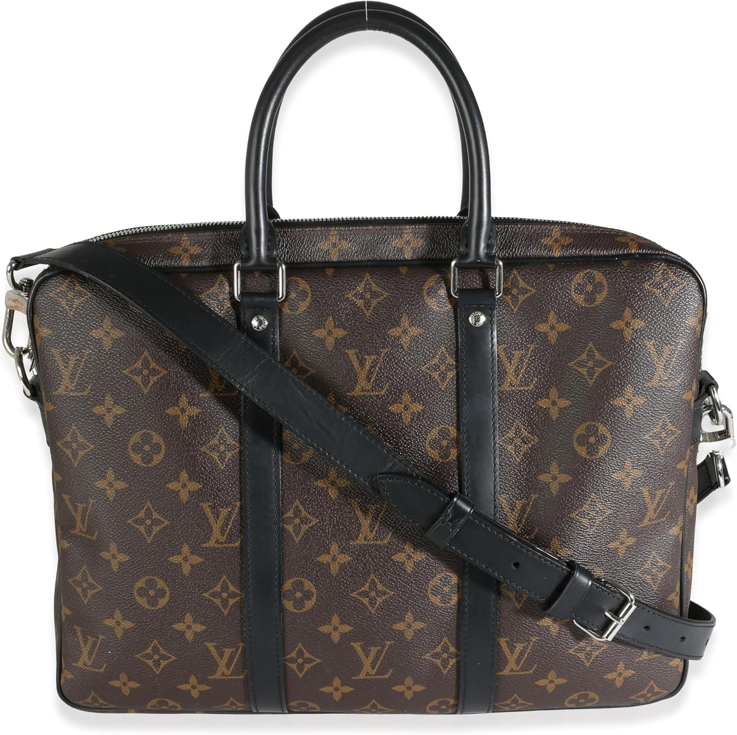 Louis Vuitton – Porte-Documents Voyage Monogram Macassar (Pre-Loved)