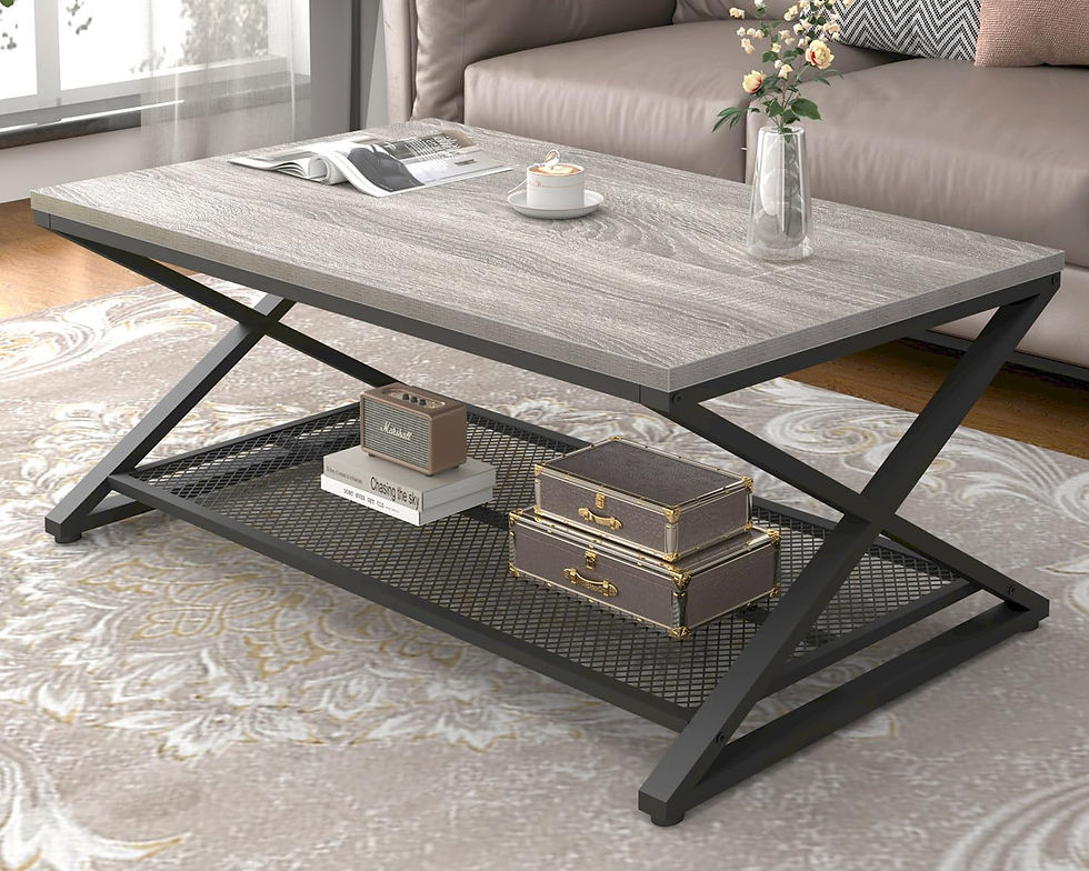 Miniature : Table de Salon avec Espace de Rrangement Meubles de Salon Table Basse en Bois e