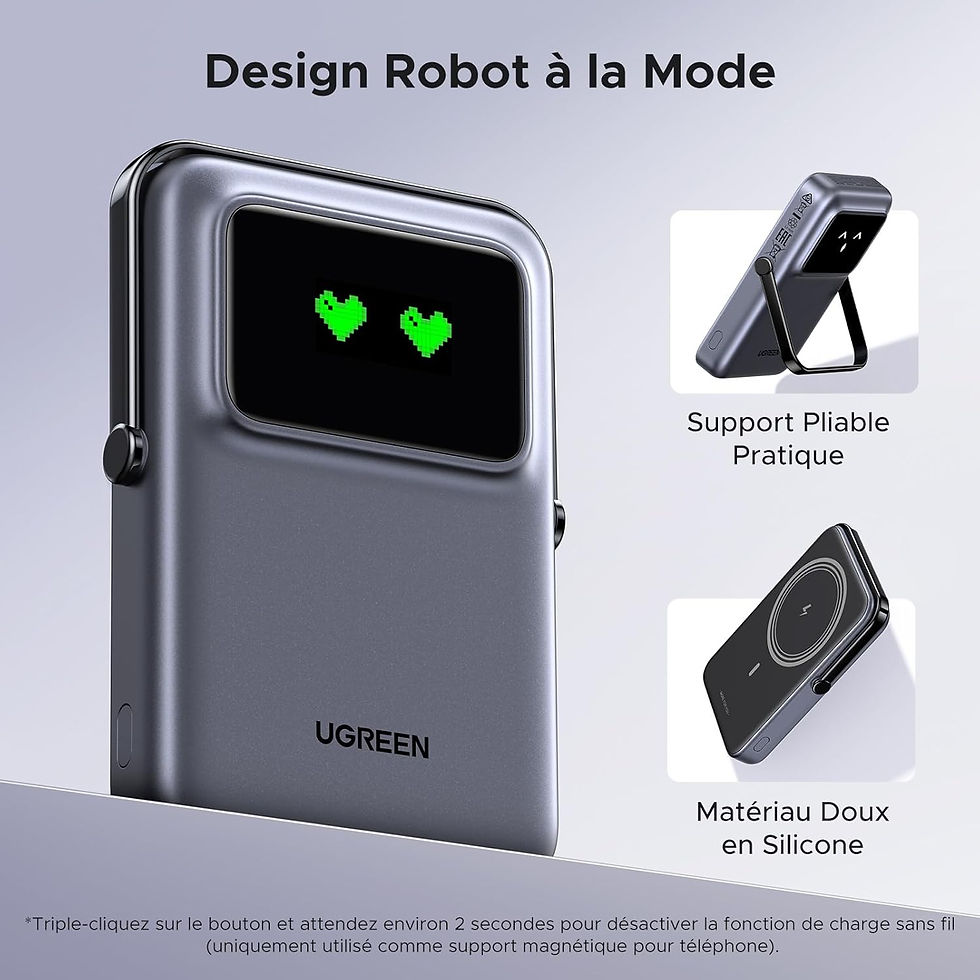 Miniature : UGREEN Uno 10 000 mAh AVEC emoticone