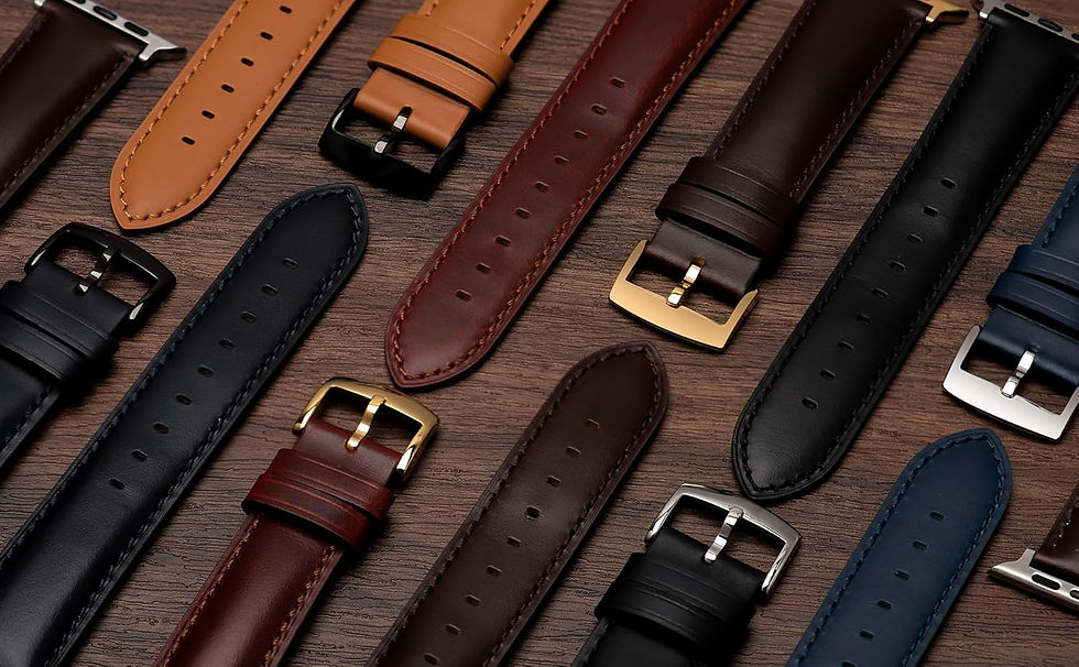 Thumbnail: Bracelet Cuir CORROPELLE – Élégance et confort pour votre Apple Watch
