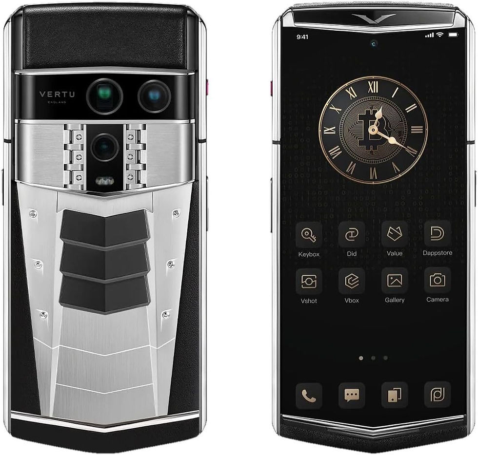 VERTU Agent Q AI Smartphone SPACE SILVER