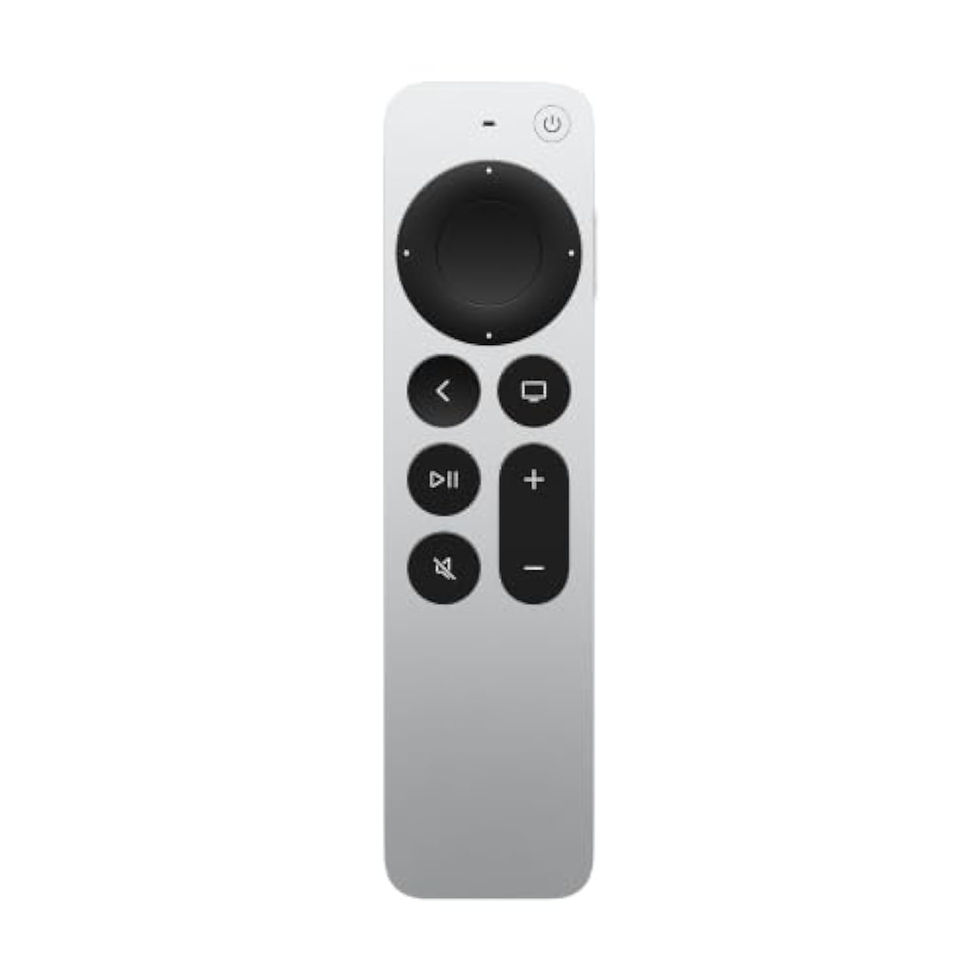 Apple Siri Remote (4th generation) in silver for Apple TV 4K