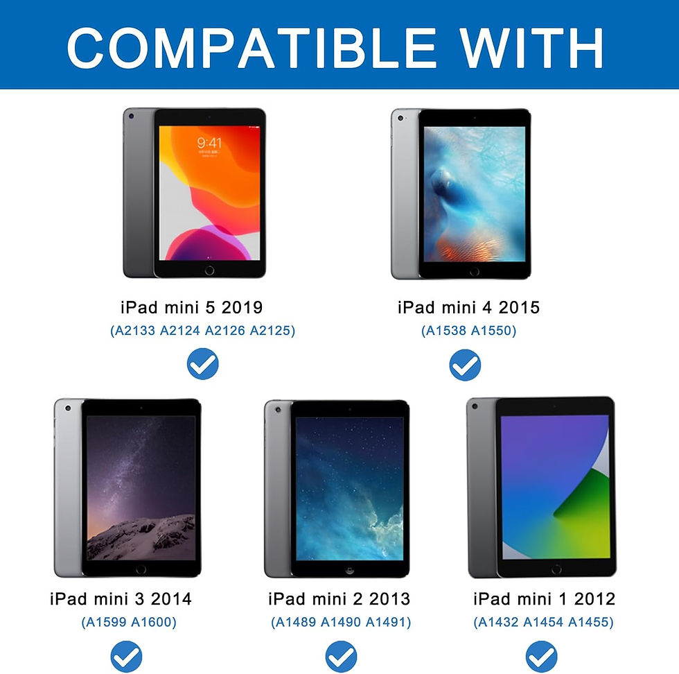 Miniature : MuyDoux Coque Origami pour iPad Mini 5 4 3 2 1, Housse Étui iPad Mini 7,9 Pouc