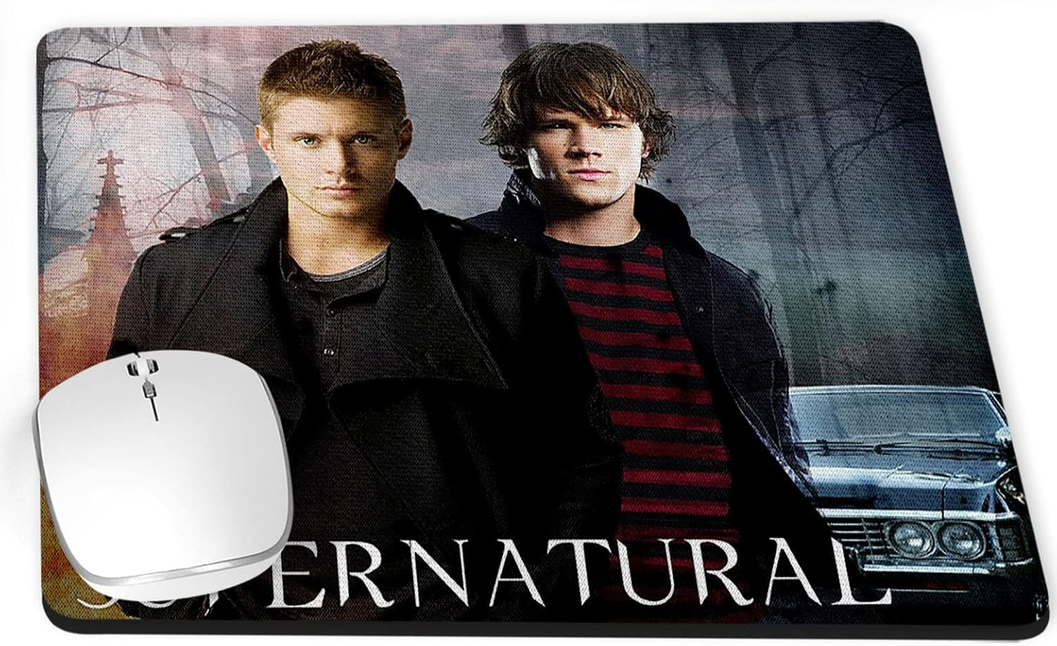 MasTazas Supernatural Jensen Tapis De Souris Ackles Jared PC Padalecki D