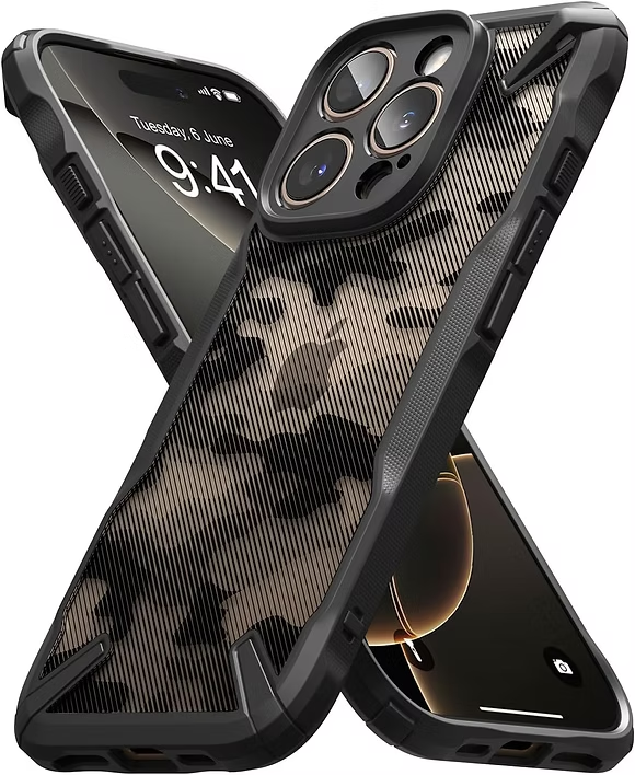 Ringke Coque Compatible avec iPhone 16 Pro Max [Fusion-X] Antichoc Protection M
