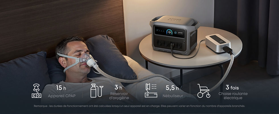 Miniature : Anker SOLIX C1000 Gen 2 + Panneau Solaire 100W - Station Electrique 1024Wh 2000W