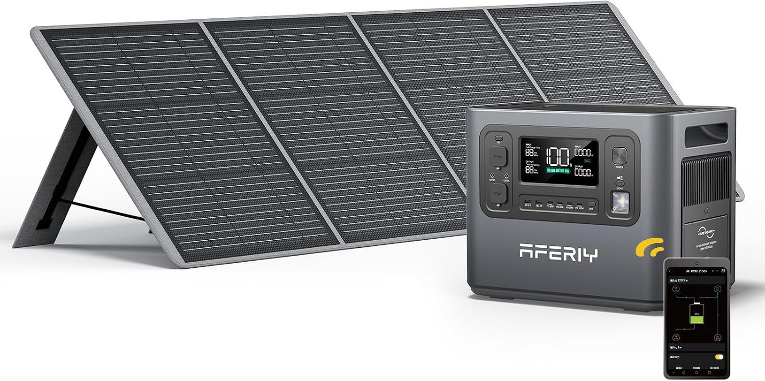 AFERIY AF-P210 Générateur Solaire 2400W 2048Wh