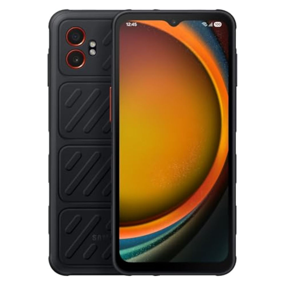 Samsung Galaxy XCover7 Pro Enterprise Edition avec face avant et écran allumé