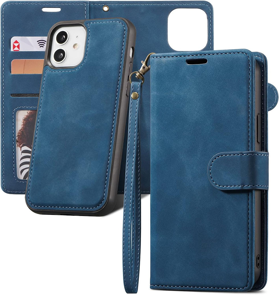 Miniature :  Étui pourSamsung Galaxy S21 Détachable Magnétique Porte-Cartes Noir 