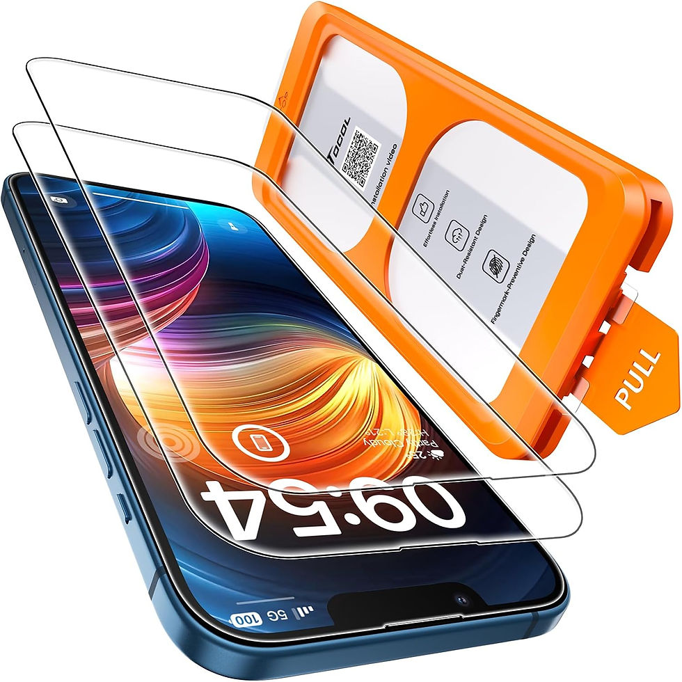 Miniature : TOCOL Verre Trempé pour iPhone 17 Pro, iPhone 16 Pro, Dépoussiérage Automati