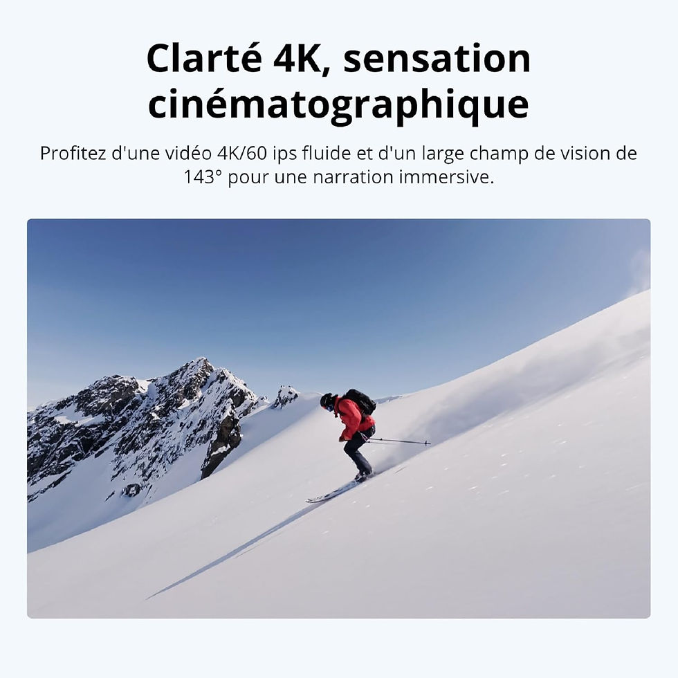 Miniature : DJI Osmo Nano 64 Go caméra vlog 4K 4K ski action