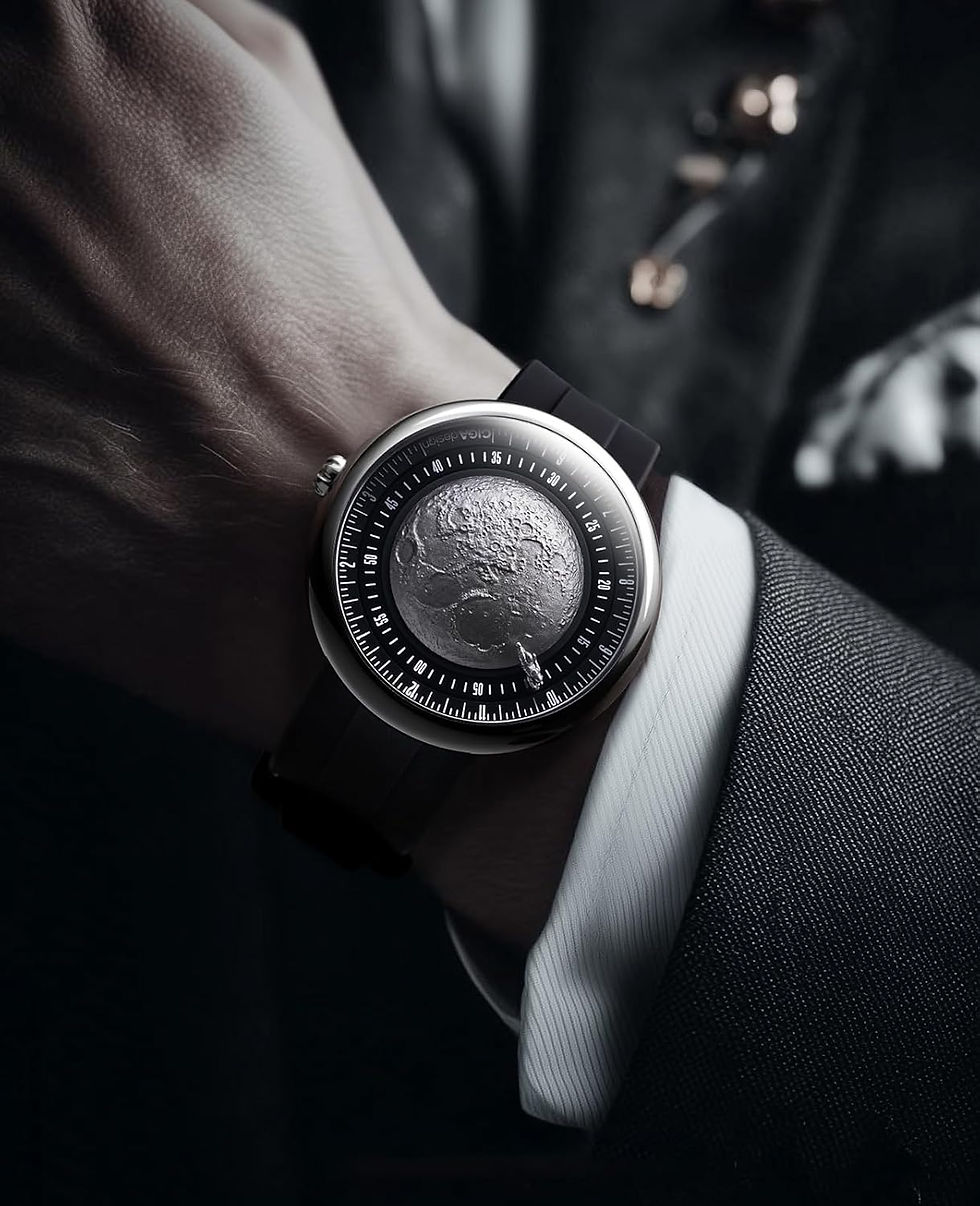 Miniature : Montre CIGA Design Moon Walker portée au poignet homme