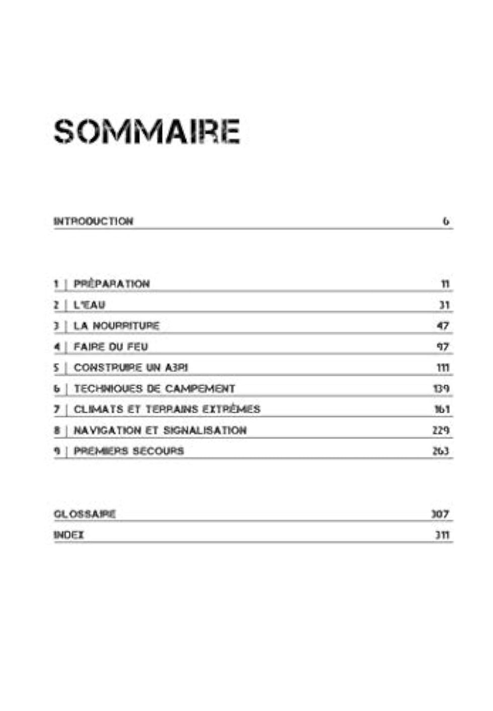 Sommaire du Guide de survie en milieu hostile de Chris McNab