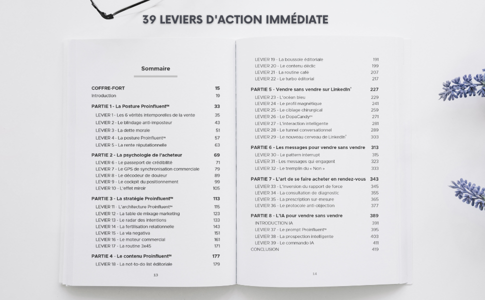Miniature : Sommaire du livre Vendre sans vendre de Yannick Bouissière