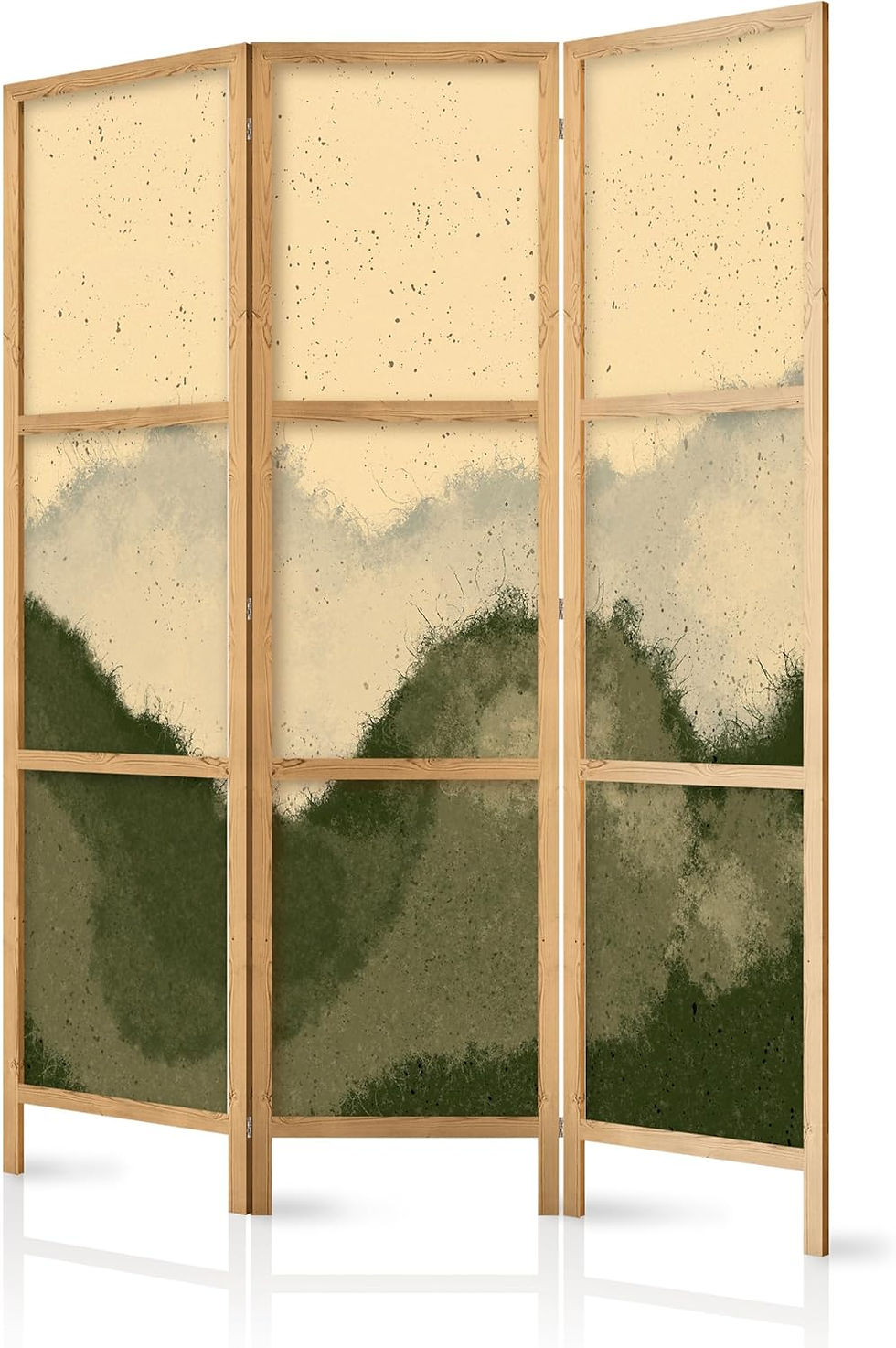 Miniature : murando - Paravent Intérieur Japonais 225x172 cm - Séparateur de Pièce en Bo