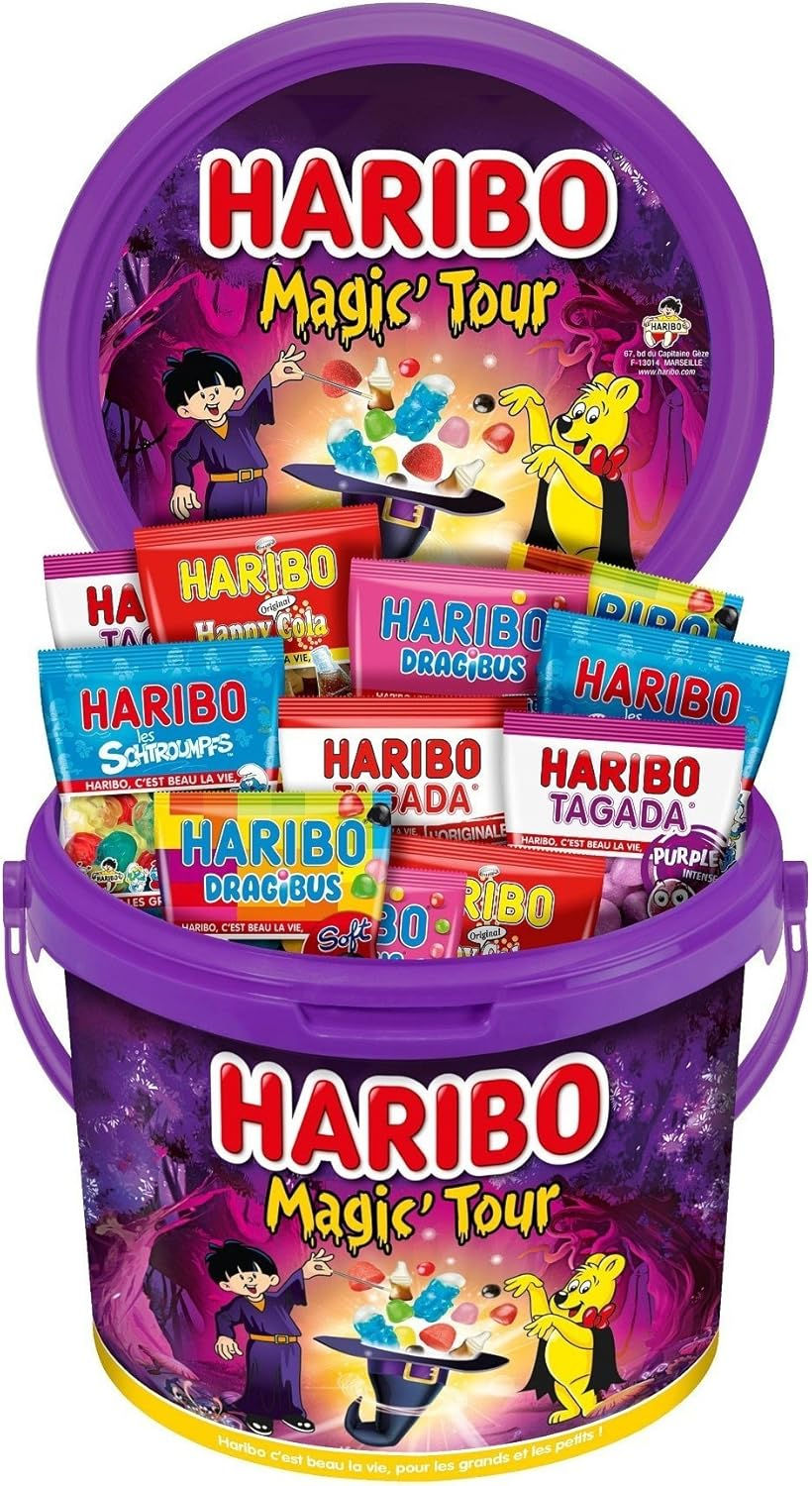 Miniature : Haribo Seau Magic Tour Halloween 800 g 1 Unité