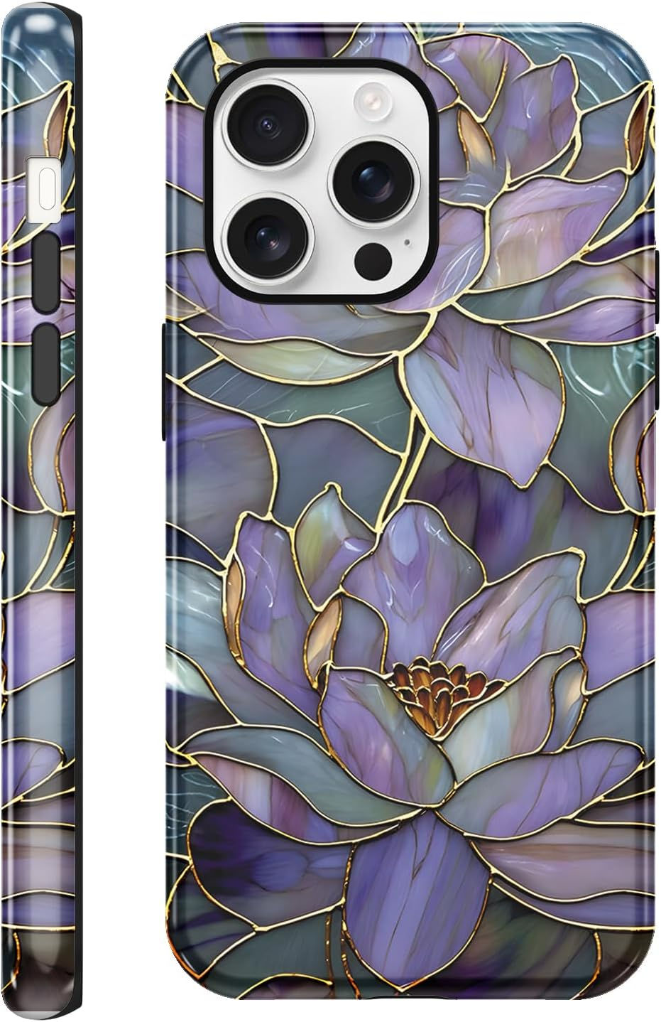 Thumbnail: Coque pour iPhone 16, Silicone Housse Étui avec Aesthetic Design Fleur MotifiP