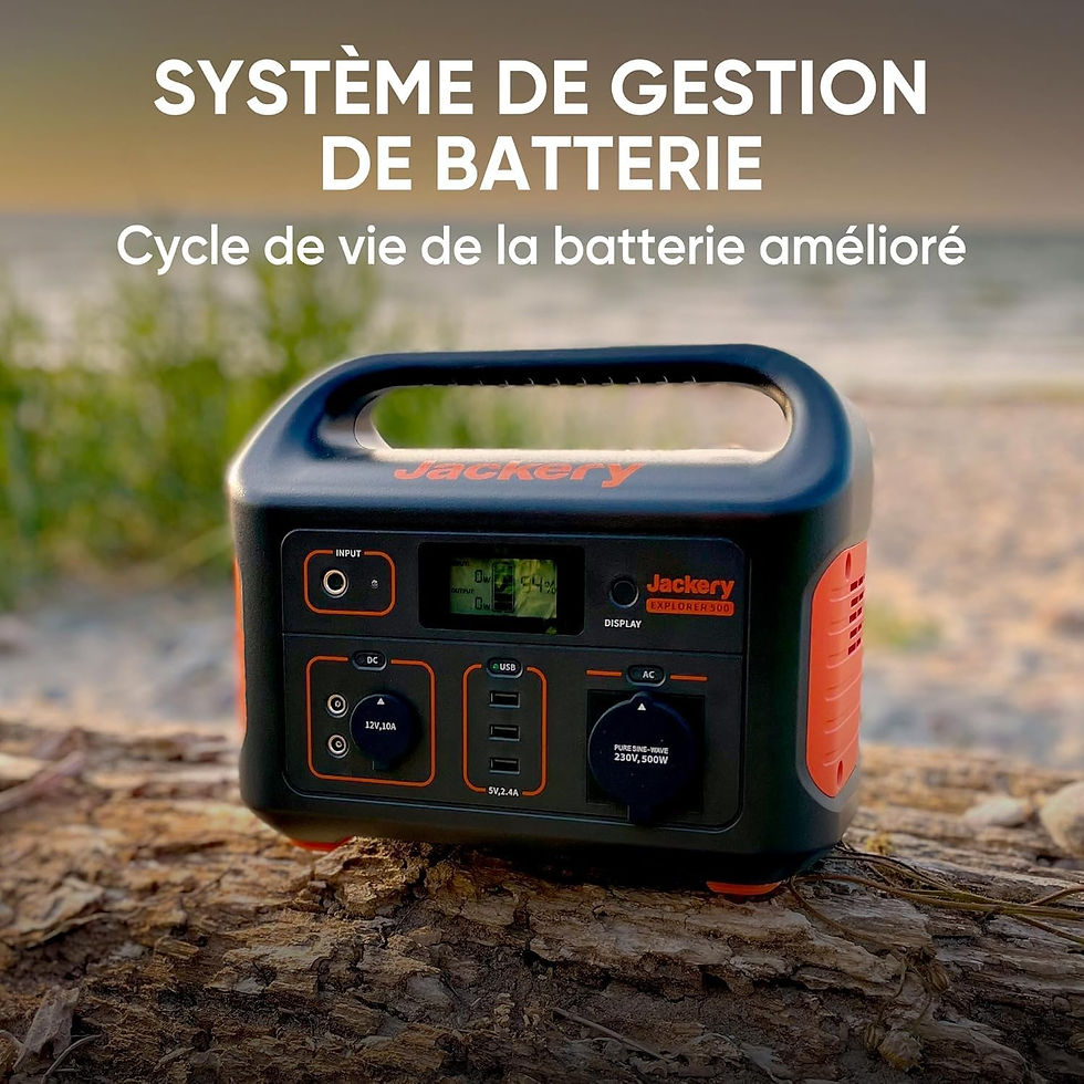 Miniature : Jackery Explorer 500 Générateur Électrique Portable avec 100W Panneau Solaire