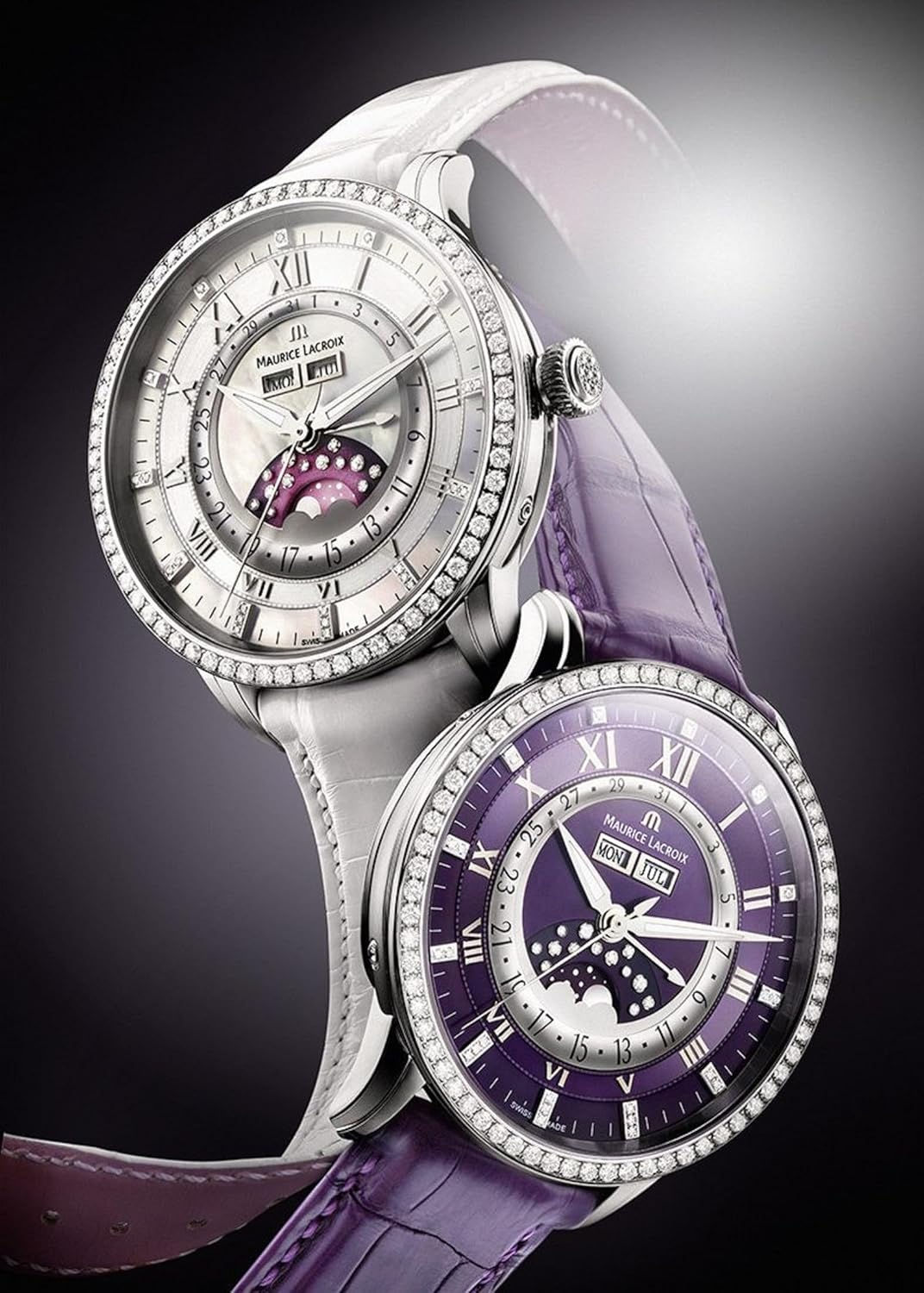 Montre luxe Maurice Lacroix automatique suisse cadran détail