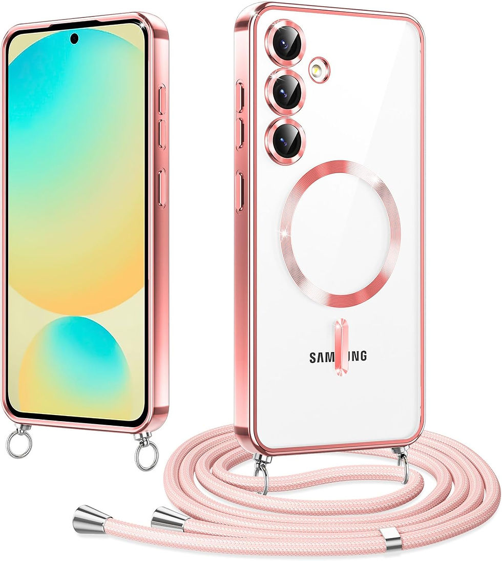 Miniature : Coque Magnétique avec Cordon pour Antichoc pour Samsung Galaxy S21 5G, Noir