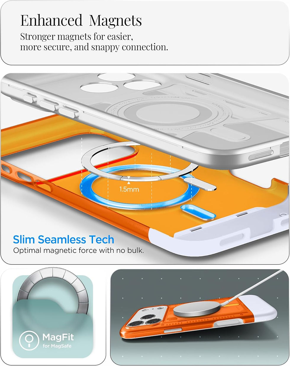 Miniature : Spigen Coque pour iPhone 17 Pro Max, Classic C1 MagFit, [Version Rétro] - Mand