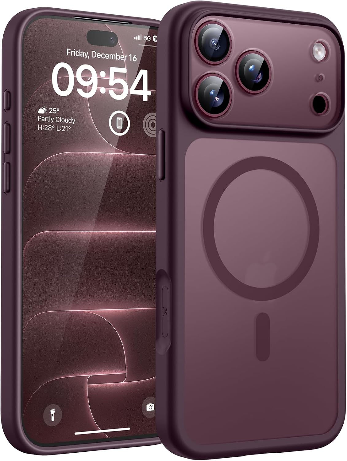TOCOL Coque pour iPhone 18 Pro Max, Compatible avec MagSafe