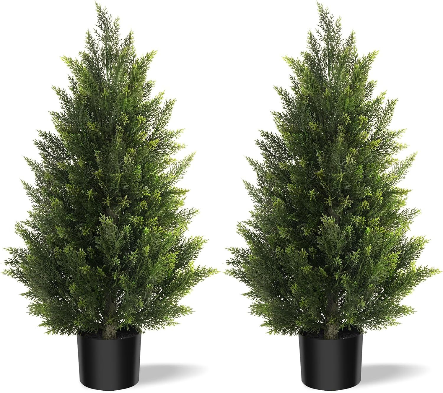 Vitalismo Plante Artificielle Extérieur Intérieur Faux Arbre Cèdre 90cm