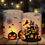 Thumbnail: 12 Lanterne Halloween Decoration, Citrouille/Chauve-Souris/SorcièRe/Toile d'ar