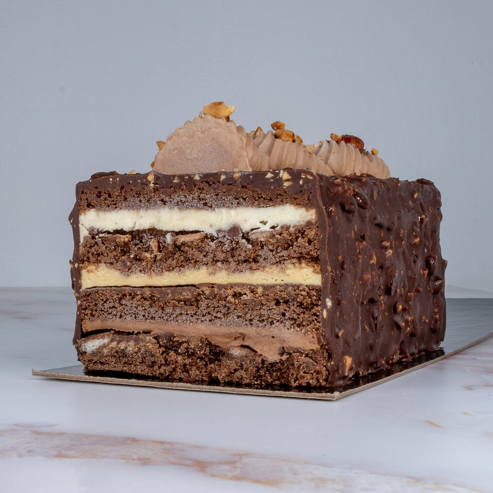 Bûche choco/caramel