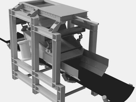 A Floor-Mounted Chute Structure