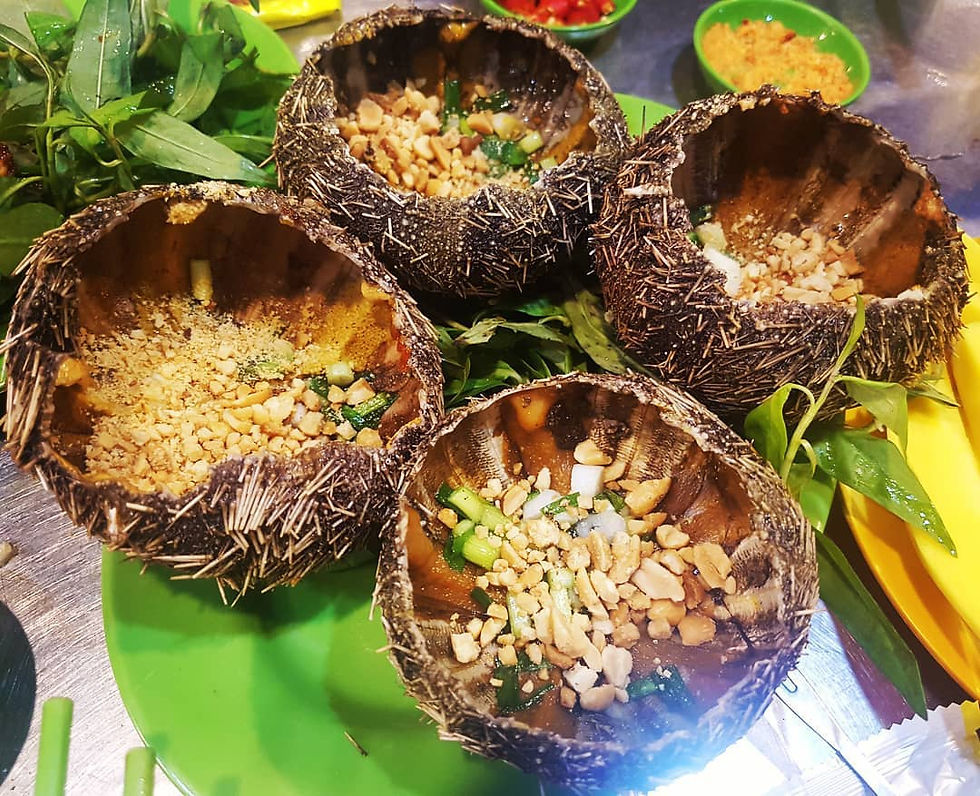 Grilled sea-urchin Phu Quoc