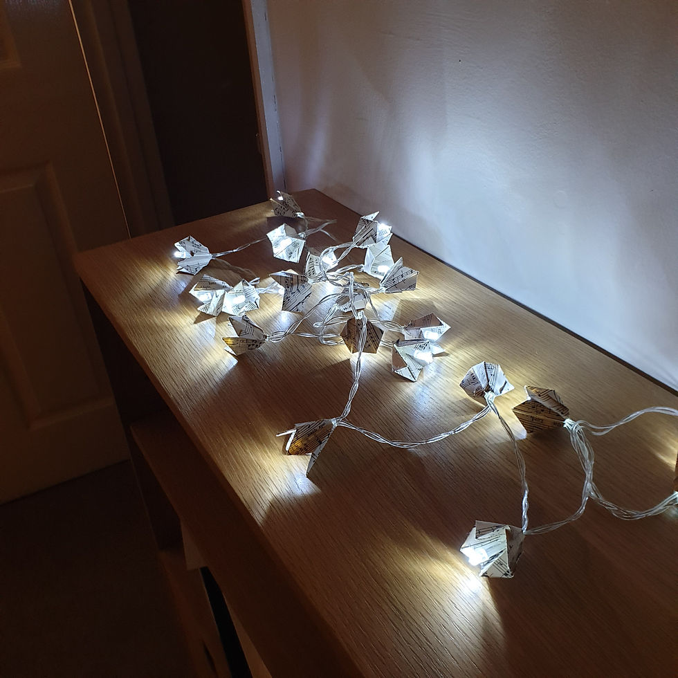 Thumbnail: The Messiah origami flower indoor lights