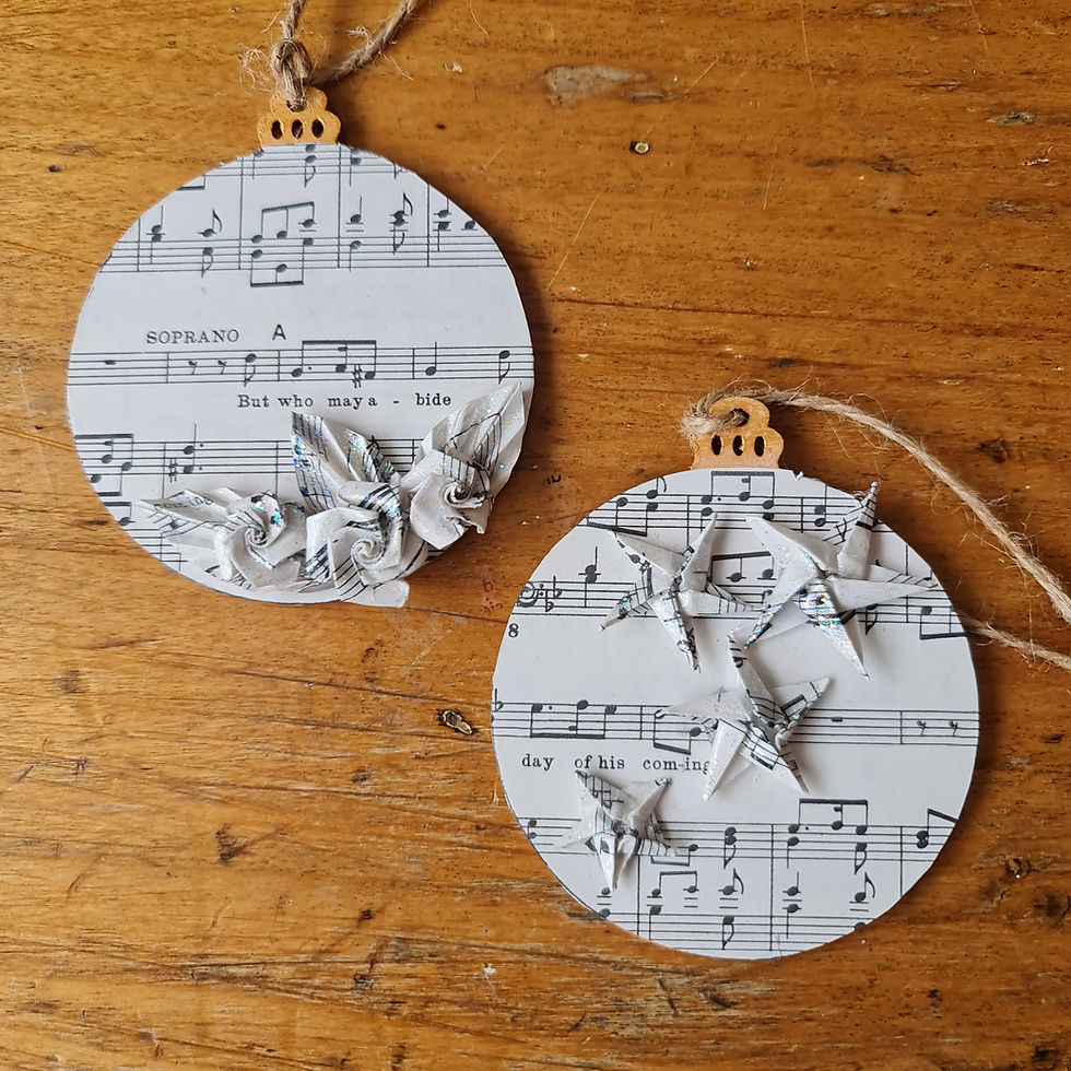 The Messiah Christmas tree decorations