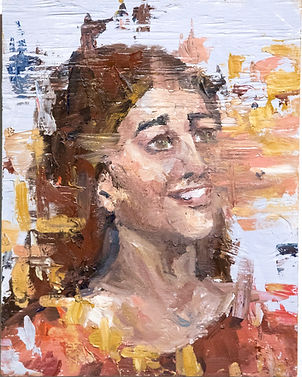 oil paint, woman, paintng, fine art