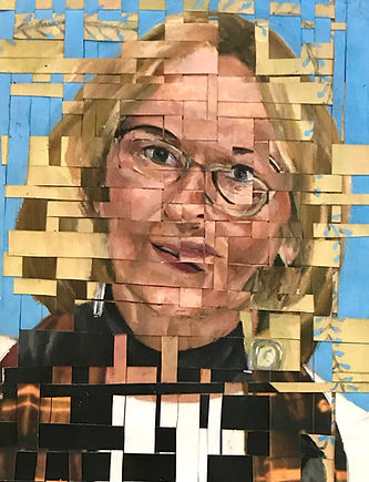paintng, woman, art, acrylic, fineart