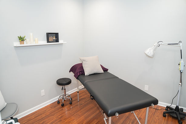NDCARE exam room for naturopathic consultations in Knoxville TN