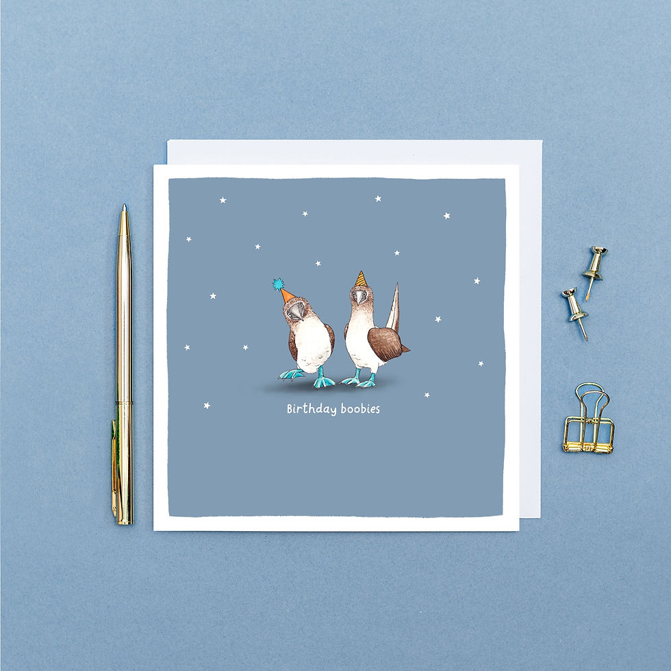 Thumbnail: Birthday boobies card