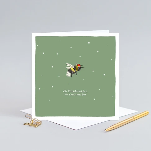 Oh Christmas bee Christmas pun card
